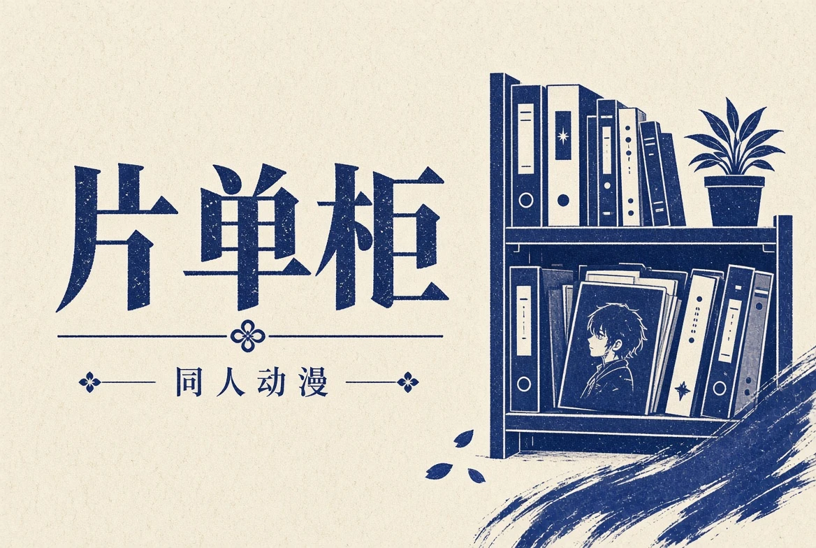同人动漫主题片单与书柜阅读